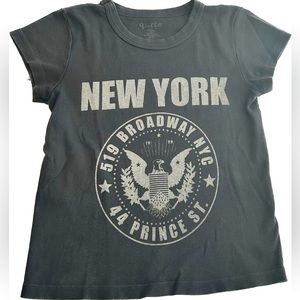 Brandy Melville, One size but fits like a S, Grey T shirt, good condition